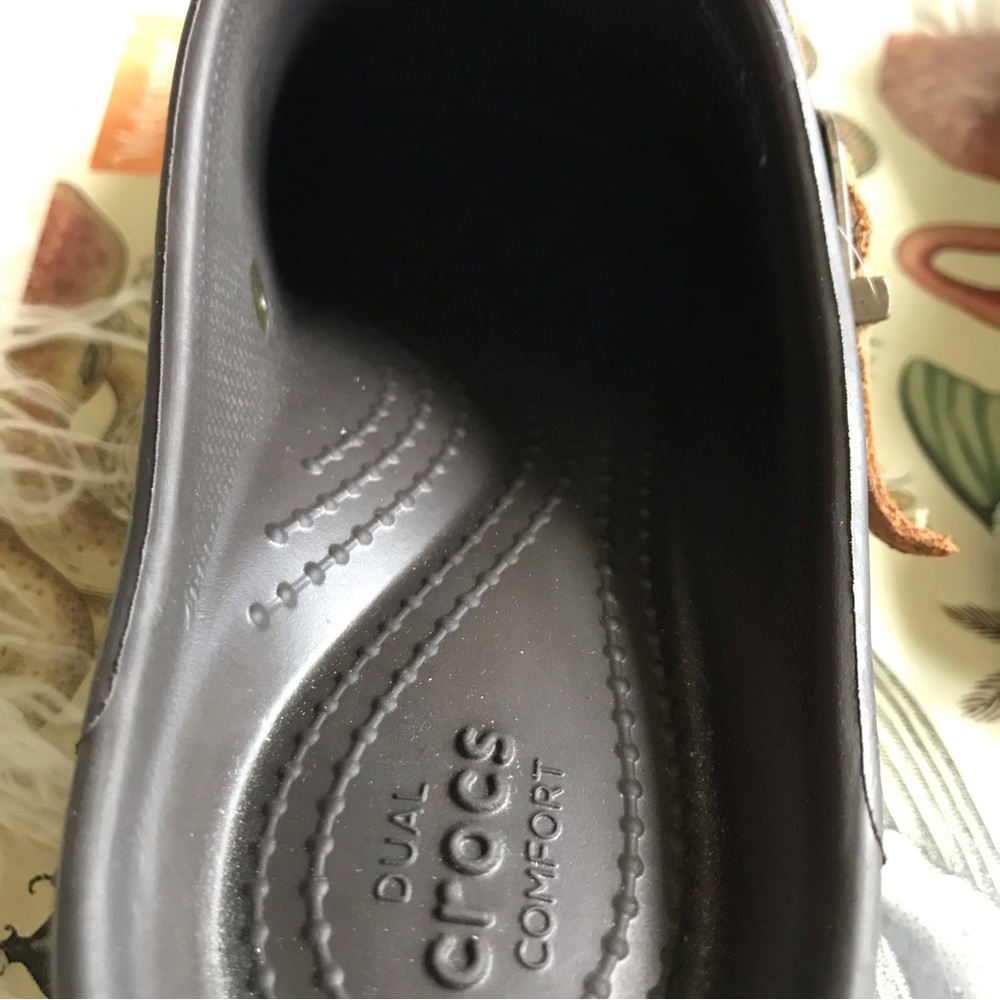 Crocs Sarah Clog Espresso Strap Crosslite - Picture 5 of 7